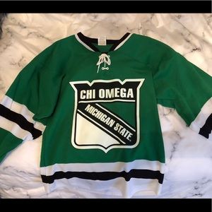 Chi Omega hockey jersey